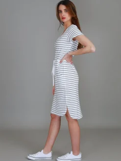 3rd Story Tess Drawstring Dress< Short Sleeve Dress