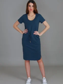 3rd Story Tess Drawstring Dress< Short Sleeve Dress