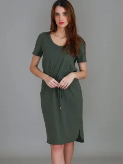 3rd Story Tess Drawstring Dress< Short Sleeve Dress