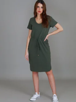 3rd Story Tess Drawstring Dress< Short Sleeve Dress