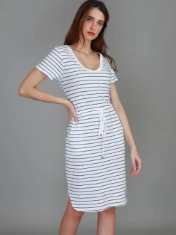 3rd Story Tess Drawstring Dress< Short Sleeve Dress