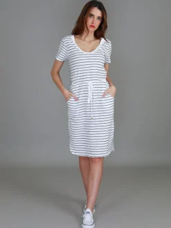 3rd Story Tess Drawstring Dress< Short Sleeve Dress
