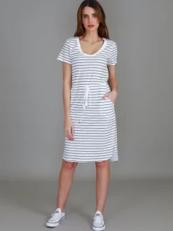 3rd Story Tess Drawstring Dress< Short Sleeve Dress