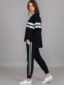 3rd Story Theresa Two-Stripe Graphic Sweatshirt< Sweatshirts|Sweatshirts