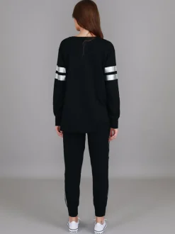 3rd Story Theresa Two-Stripe Graphic Sweatshirt< Sweatshirts|Sweatshirts