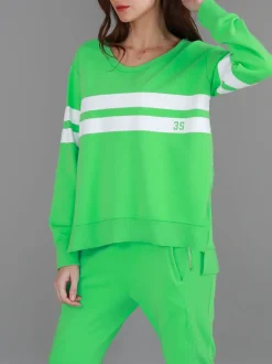 3rd Story Theresa Two-Stripe Graphic Sweatshirt< Sweatshirts|Sweatshirts