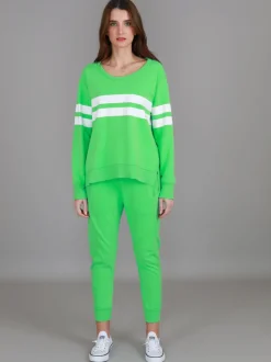 3rd Story Theresa Two-Stripe Graphic Sweatshirt< Sweatshirts|Sweatshirts