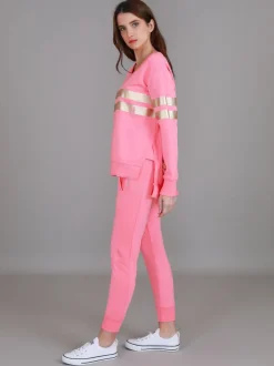 3rd Story Theresa Two-Stripe Graphic Sweatshirt< Sweatshirts|Sweatshirts