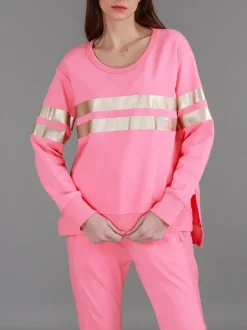 3rd Story Theresa Two-Stripe Graphic Sweatshirt< Sweatshirts|Sweatshirts
