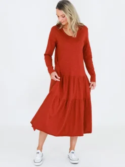3rd Story Vera Long Sleeve Midi Dress< Long Sleeve Dress