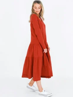 3rd Story Vera Long Sleeve Midi Dress< Long Sleeve Dress