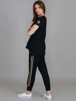 3rd Story Verona Twin Leopard Star T Shirt< Short Sleeves