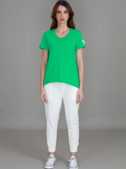 3rd Story Verona Twin Star V Neck T Shirt< Short Sleeves