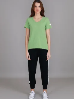 3rd Story Verona Twin Star V Neck T Shirt< Short Sleeves