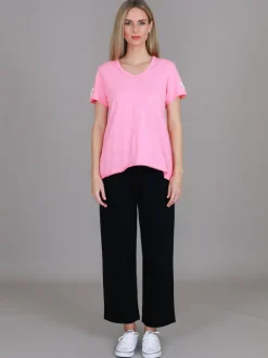 3rd Story Verona Twin Star V Neck T Shirt< Short Sleeves