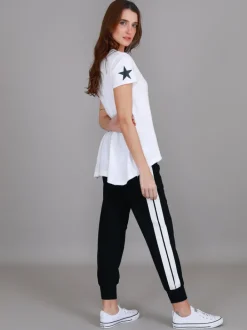 3rd Story Verona Twin Star V Neck T Shirt< Short Sleeves