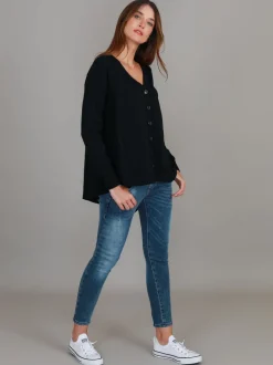 3rd Story Weslie Long Sleeve Asymmetrical Cardigan< Cardigans