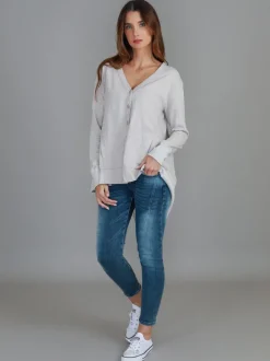 3rd Story Weslie Long Sleeve Asymmetrical Cardigan< Cardigans
