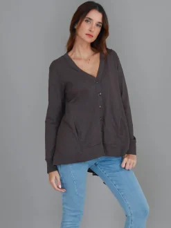 3rd Story Weslie Long Sleeve Asymmetrical Cardigan< Cardigans