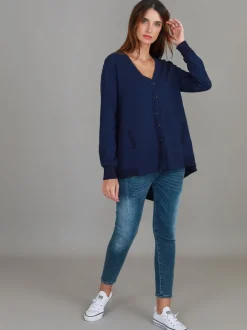 3rd Story Weslie Long Sleeve Asymmetrical Cardigan< Cardigans