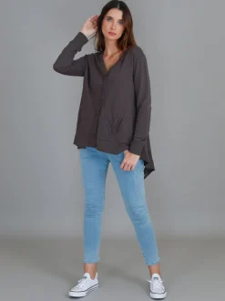 3rd Story Weslie Long Sleeve Asymmetrical Cardigan< Cardigans
