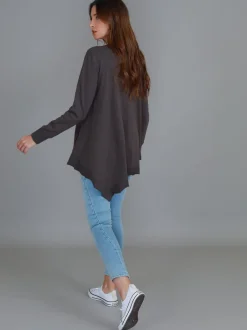 3rd Story Weslie Long Sleeve Asymmetrical Cardigan< Cardigans