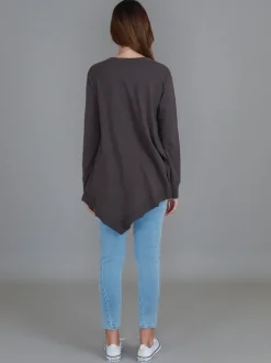 3rd Story Weslie Long Sleeve Asymmetrical Cardigan< Cardigans