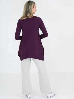 3rd Story Willow Asymmetrical Hem T Shirt< Long Sleeves