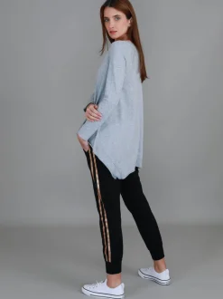 3rd Story Willow Asymmetrical Hem T Shirt< Long Sleeves