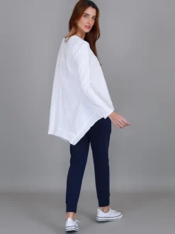 3rd Story Willow Asymmetrical Hem T Shirt< Long Sleeves