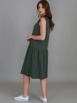 3rd Story Zoe Knee Length Dress< Sleeveless Dress